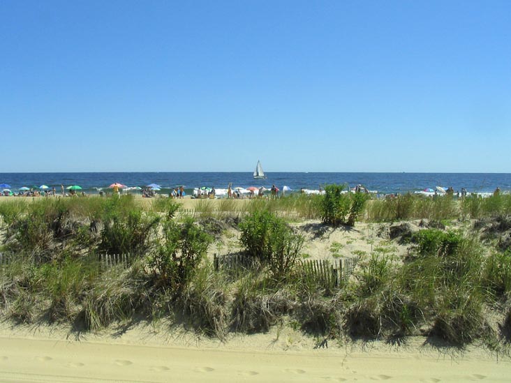 Beach From The Boardwalk, Bradley Beach, New Jersey