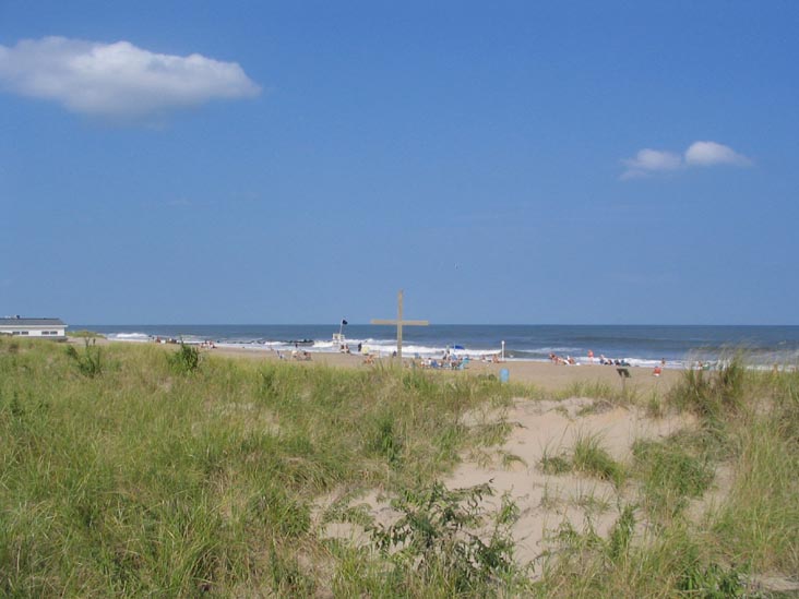 Beach From Boardwalk, Ocean Grove, New Jersey