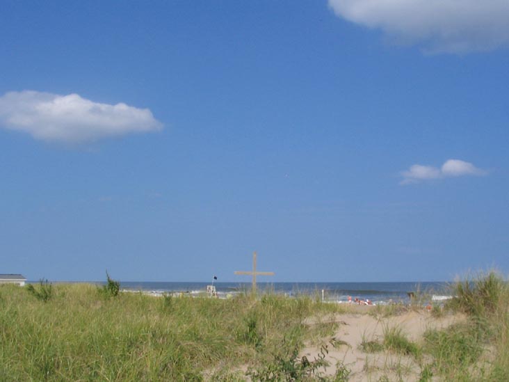 Beach From Boardwalk, Ocean Grove, New Jersey
