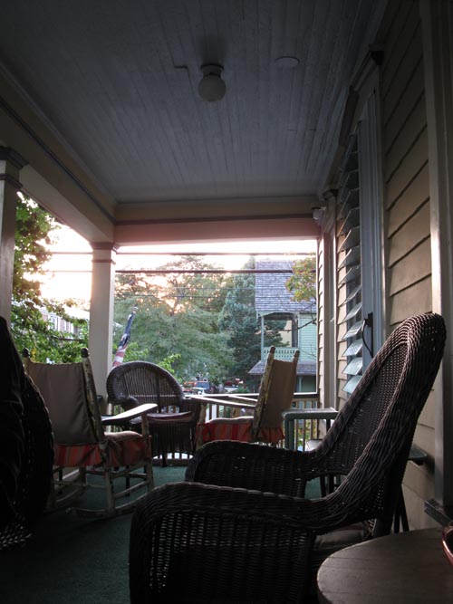 Second Floor Porch, Central Avenue House, 24 Central Avenue, Ocean Grove, New Jersey, September 4, 2010
