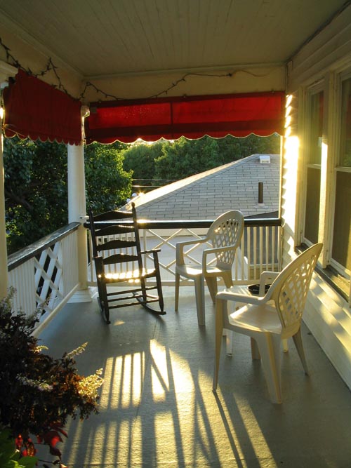 Third Floor Porch, Quaker Inn, 39 Main Avenue, Ocean Grove, New Jersey, September 1, 2007