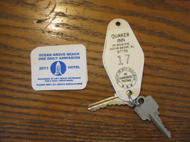 Room 17, Quaker Inn, 39 Main Avenue, Ocean Grove, New Jersey, September 3, 2011
