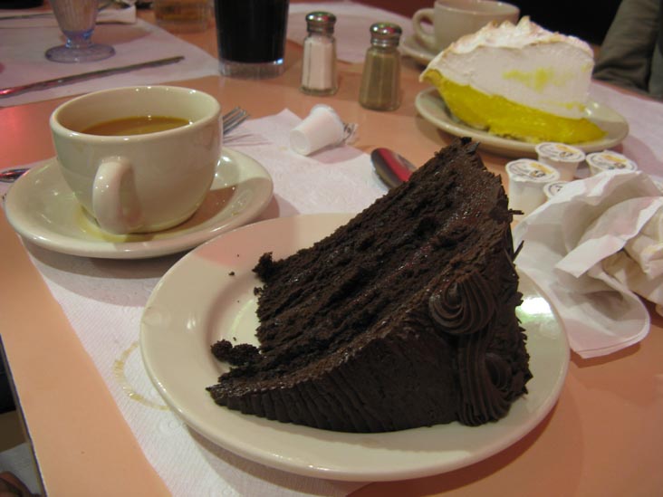Chocolate High Rise Cake, Broadway Diner, 45 Monmouth Street, Red Bank, New Jersey
