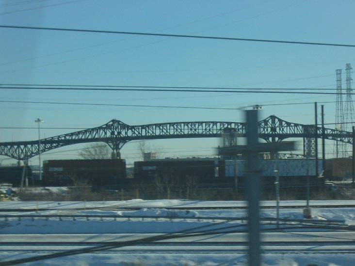 Pulaski Skyway, New Jersey Transit's Northeast Corridor Line