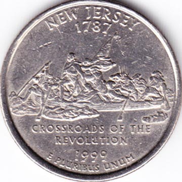United States Mint 50 State Quarters Program New Jersey Quarter