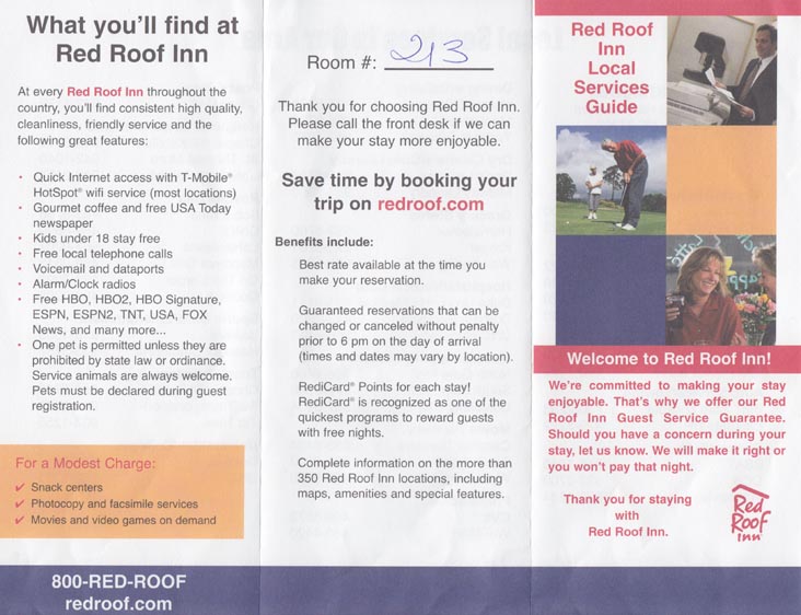 Red Roof Inn Local Services Guide