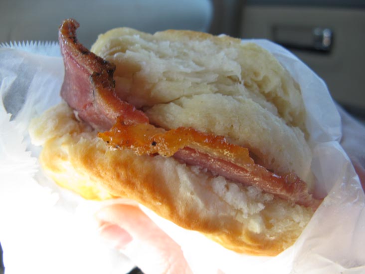 Country Ham Biscuit, Sunrise Biscuit Kitchen, 1305 East Franklin Street, Chapel Hill, North Carolina
