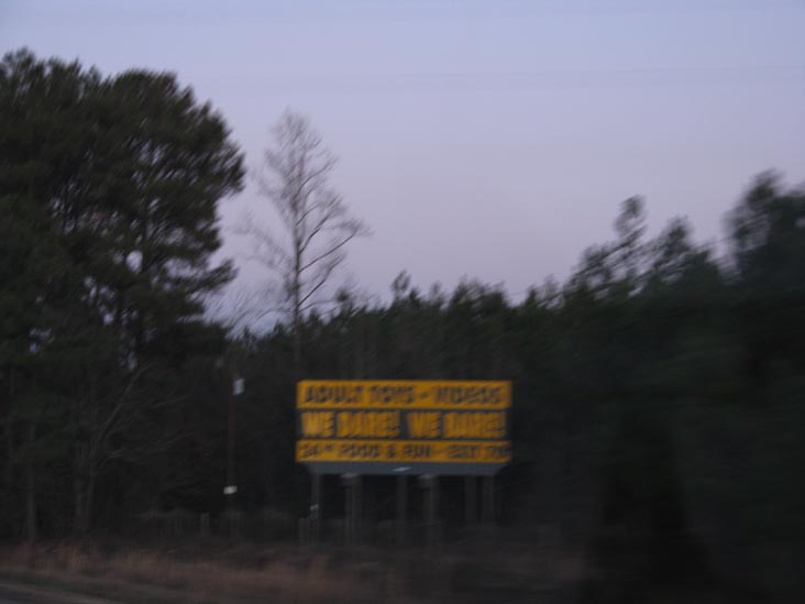 Interstate 95 Near Exit 70, Cumberland County, North Carolina, January 2, 2010, 5:25 p.m.