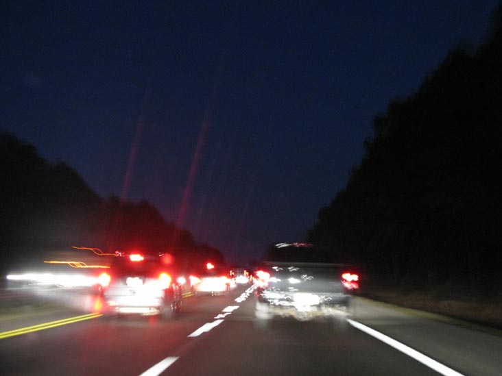 Interstate 95, Harnett County, North Carolina, January 2, 2010, 5:54 p.m.