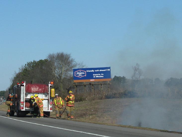 Interstate 95, Nash County, North Carolina, January 3, 2010