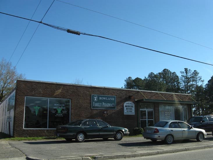 Rowland Family Pharmacy, 101 South Bond Street, Rowland, North Carolina