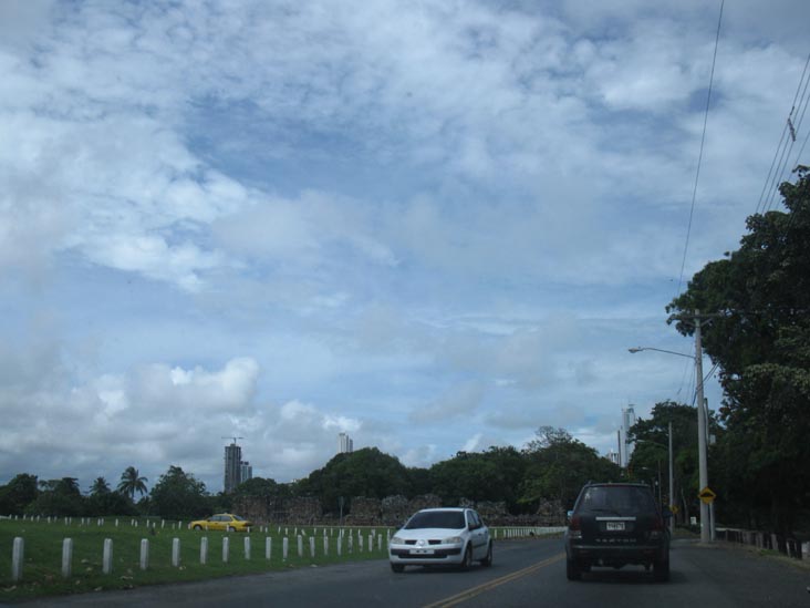 Via Cincuentenario, Old Panama/Panamá Viejo, Panama City, Panama, July 3, 2010