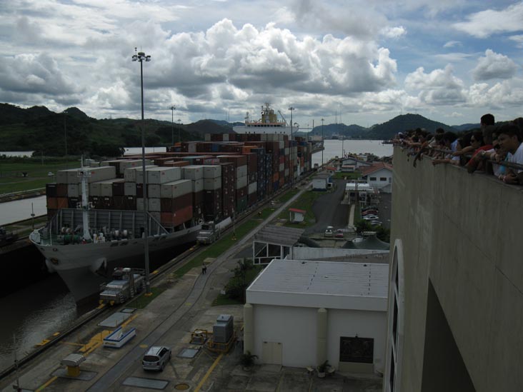 Miraflores Locks/Esclusas de Miraflores, Panama Canal, Panama, July 3, 2010