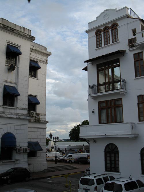 View Toward Plaza de Francia From Las Bóvedas, San Felipe, Panama City, Panama, July 3, 2010