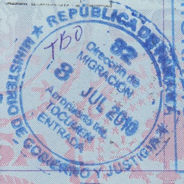 Panama Passport Stamp
