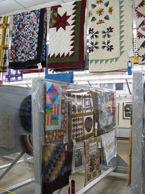Quilts, Arts and Crafts Hall, Bloomsburg Fair, Bloomsburg, Pennsylvania, September 26, 2009