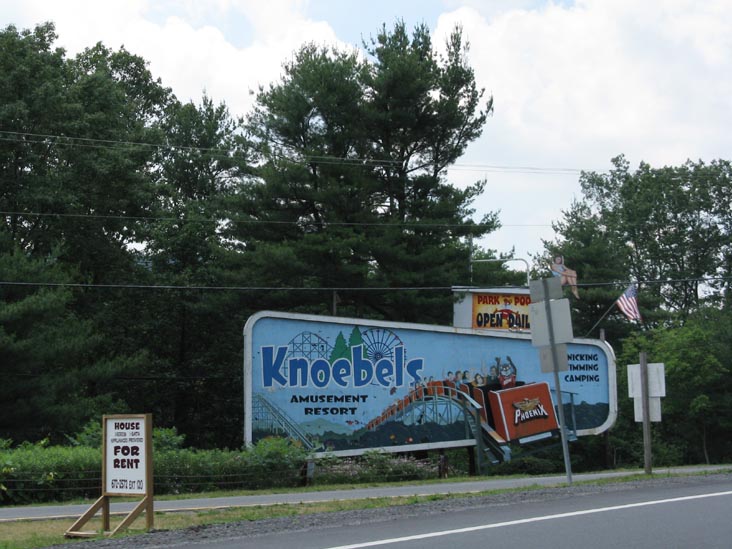Billboard, Knoebels Amusement Resort, Elysburg, Pennsylvania, June 22, 2008