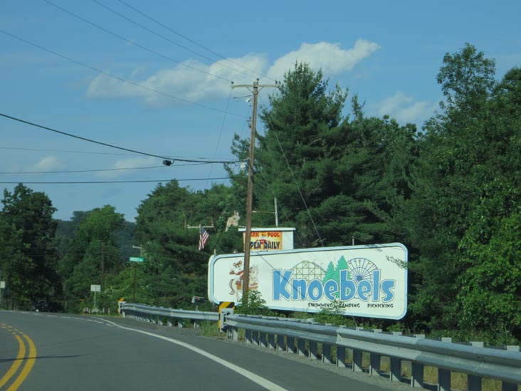 Knoebels Amusement Resort Billboard, Route 487 at Knoebels Boulevard, Elysburg, Pennsylvania, June 2, 2012