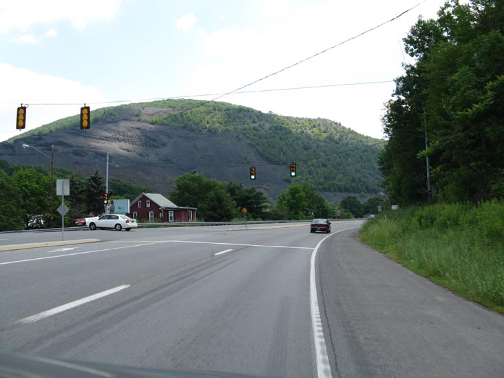 Cameron/Glen Burn Colliery Culm Bank, Pennsylvania Route 61 North of Shamokin, Pennsylvania
