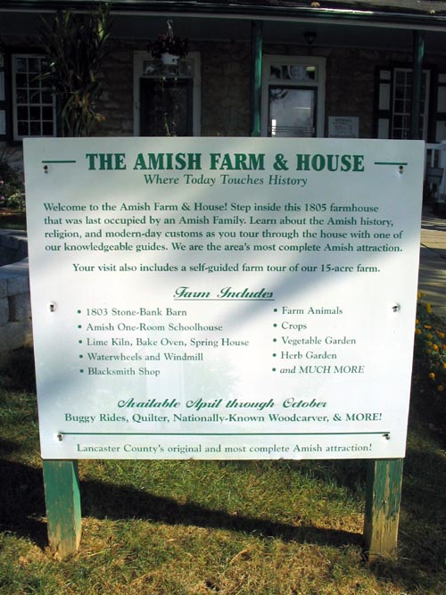 The Amish Farm and House, 2395 Lincoln Highway East, Lancaster, Pennsylvania