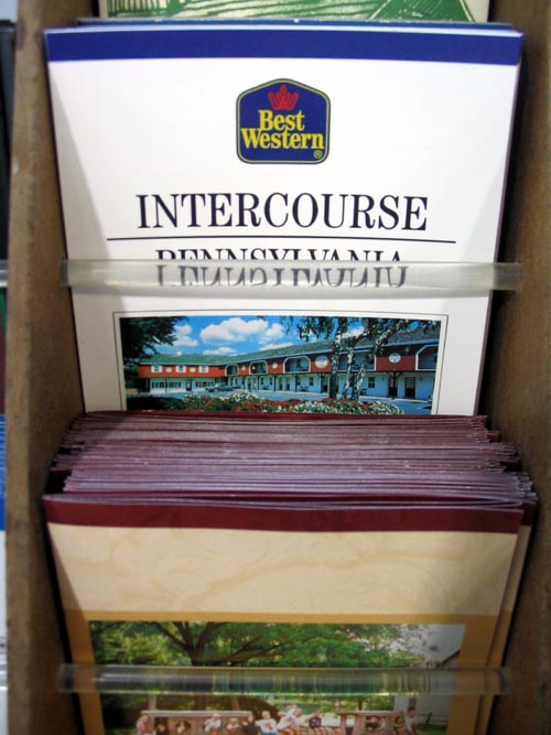 Best Western Intercourse Brochure, Intercourse Canning Company, 3612 East Newport Road, Intercourse, Pennsylvania