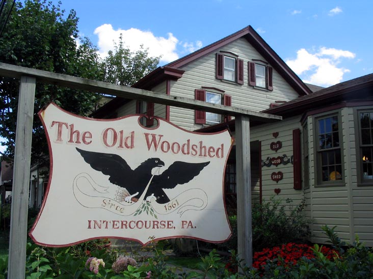 The Old Woodshed, 3602 Old Philadelphia Pike, Intercourse, Pennsylvania