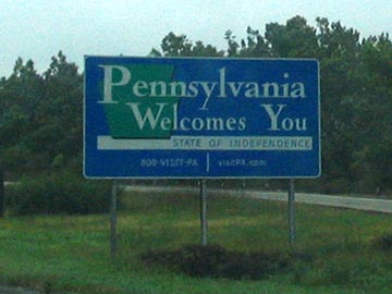 Interstate 80 at New Jersey-Pennsylvania Border