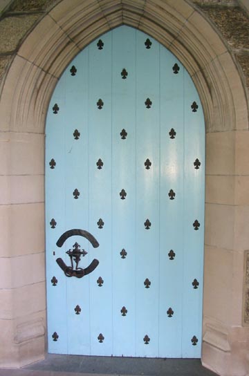 Door, Washington Memorial Chapel, Valley Forge National Historical Park, Valley Forge, Pennsylvania