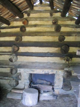 Hut Interior, Valley Forge National Historical Park, Valley Forge, Pennsylvania