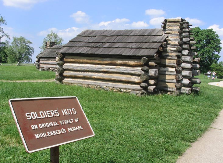 Soldiers' Huts, Valley Forge National Historical Park, Valley Forge, Pennsylvania