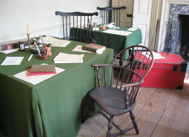 Office, Washington's Headquarters, Valley Forge National Historical Park, Valley Forge, Pennsylvania