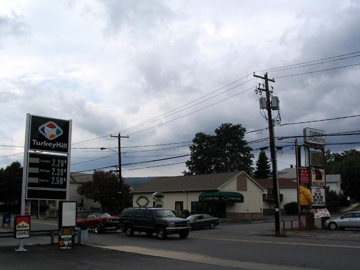 Powell Street and North Main Street, SW Corner, Old Forge, Pennsylvania
