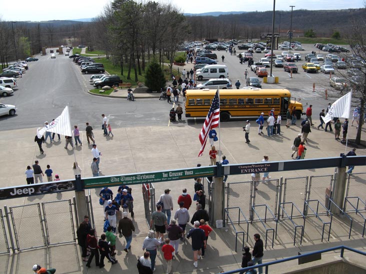Entrance Gate, PNC Field, 235 Montage Mountain Road, Moosic, Pennsylvania, April 19, 2009