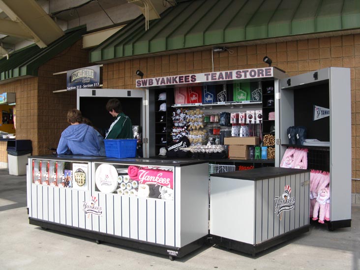 SWB Yankees Team Store, PNC Field, 235 Montage Mountain Road, Moosic, Pennsylvania