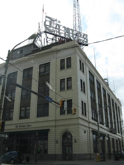 Scranton Times Building, Spruce Street and Penn Avenue, SW Corner, Scranton, Pennsylvania