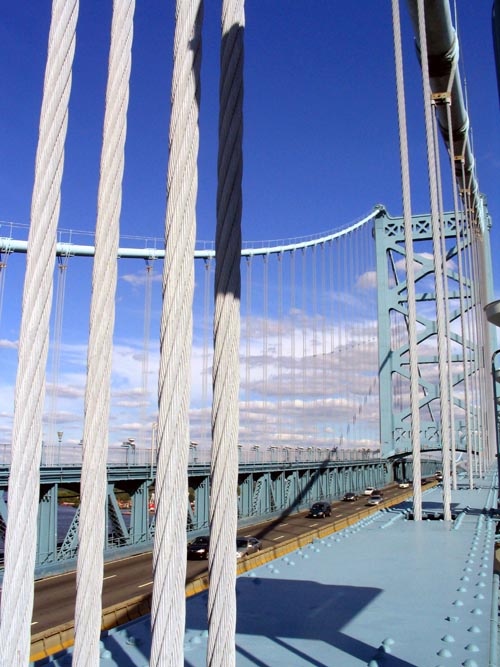 Suspension Cables, Ben Franklin Bridge, Center City Philadelphia, Pennsylvania