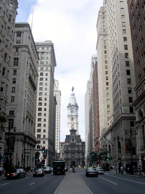 Philadelphia City Hall From South Broad Street, Center City, Philadelphia, Pennsylvania