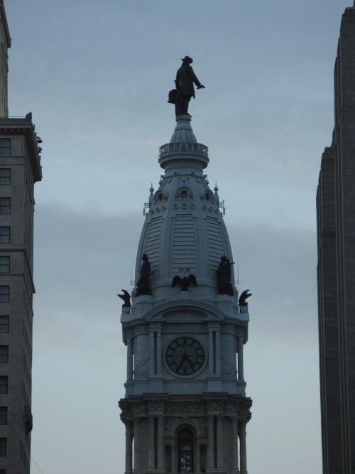 Philadelphia City Hall From South Broad Street, Center City, Philadelphia, Pennsylvania, November 28, 2008