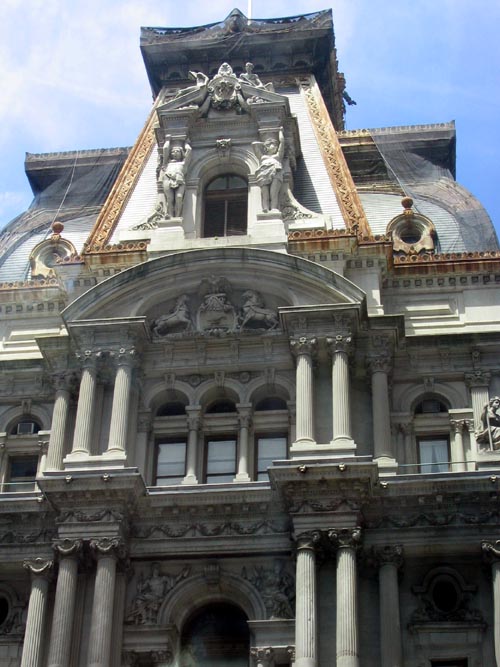 Philadelphia City Hall, East Detail, Center City, Philadelphia, Pennsylvania