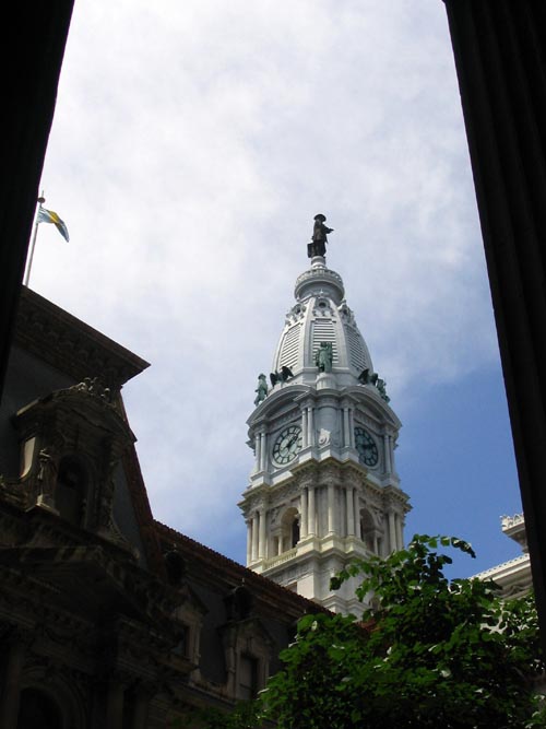 William Penn Statue Atop Philadelphia City Hall, Center City, Philadelphia