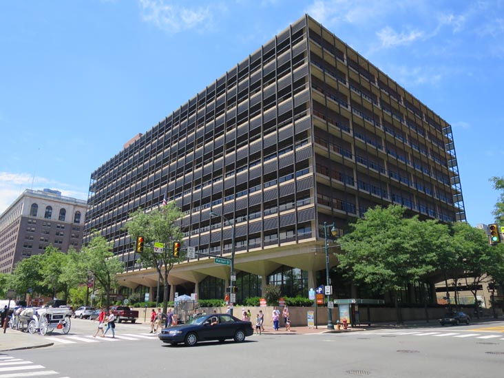 Rohm and Haas Building, 6th Street and Market Street, Center City, Philadelphia, Pennsylvania, July 6, 2014