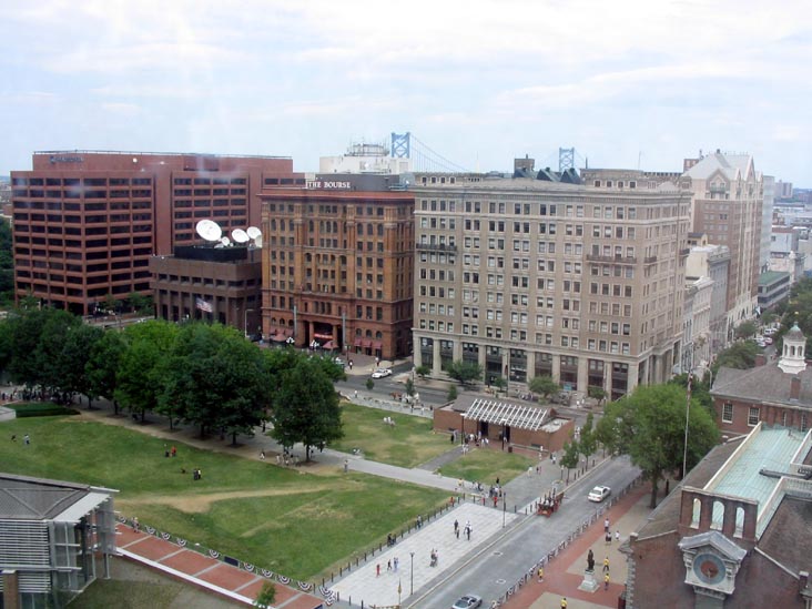 View To The Northeast From The Public Ledger Building, 620 Chestnut Street, Philadelphia, Pennsylvania