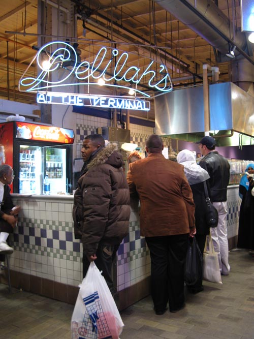 Delilah's, Reading Terminal Market, 12th and Arch Streets, Center City, Philadelphia, Pennsylvania