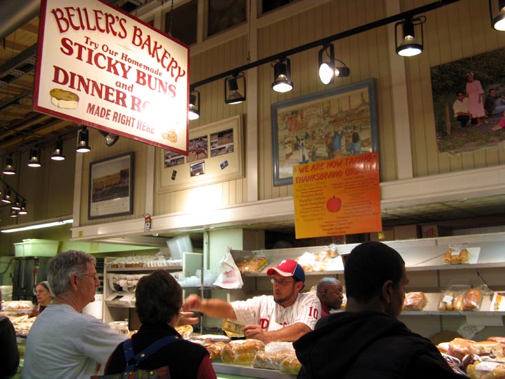 Beiler's Bakery, Reading Terminal Market, 12th and Arch Streets, Philadelphia, Pennsylvania, October 31, 2009