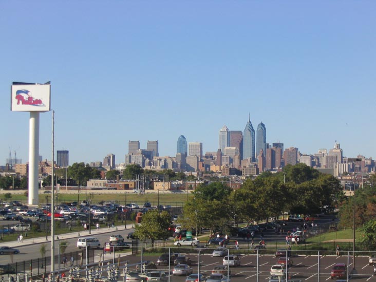 Center City Skyline From Citizens Bank Park, Philadelphia, Pennsylvania