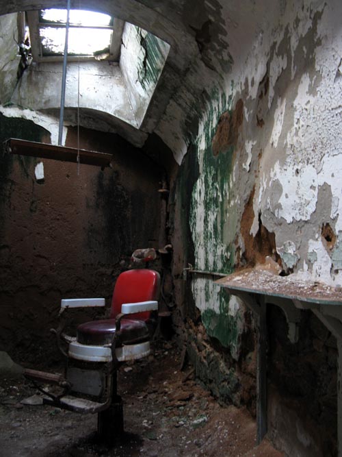 Barber Chair, Eastern State Penitentiary, 2027 Fairmount Avenue, Fairmount, Philadelphia, Pennsylvania