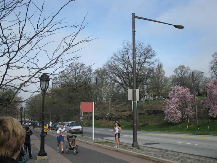 Finish Line, Lloyd Hall, City 6 5K Charity Run, Kelly Drive, Fairmount Park, Philadelphia, Pennsylvania, April 3, 2010