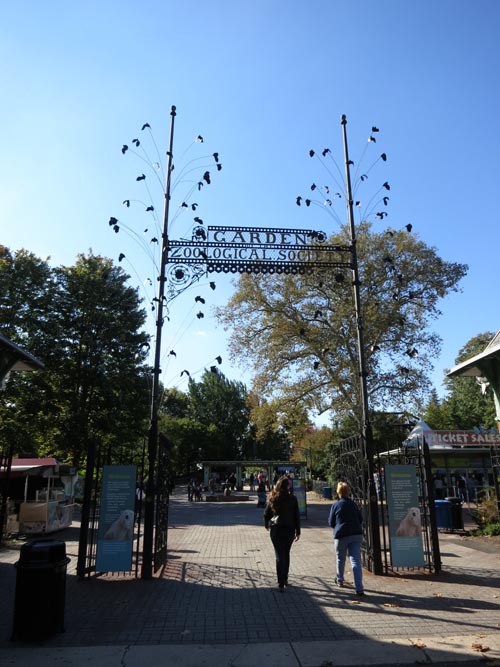 Main Entrance, Philadelphia Zoo, 34th Street and Girard Avenue, Philadelphia, Pennsylvania, October 18, 2013