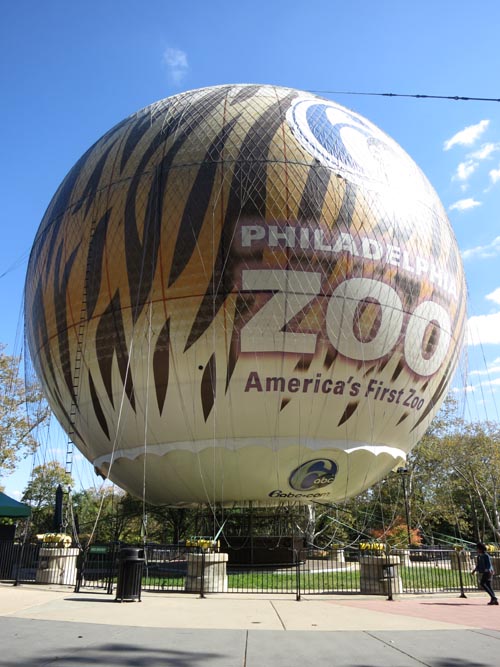 Channel 6 Zooballoon, Philadelphia Zoo, 34th Street and Girard Avenue, Philadelphia, Pennsylvania, October 18, 2013