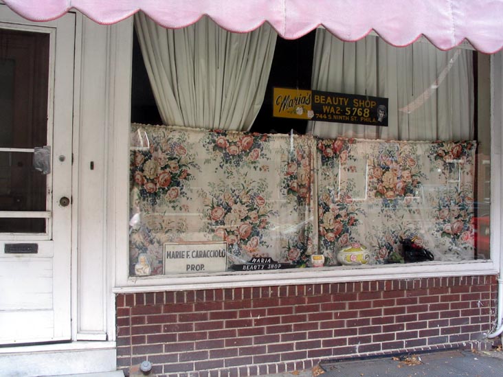 Maria's Beauty Shop, 744 South 9th Street, South Philadelphia